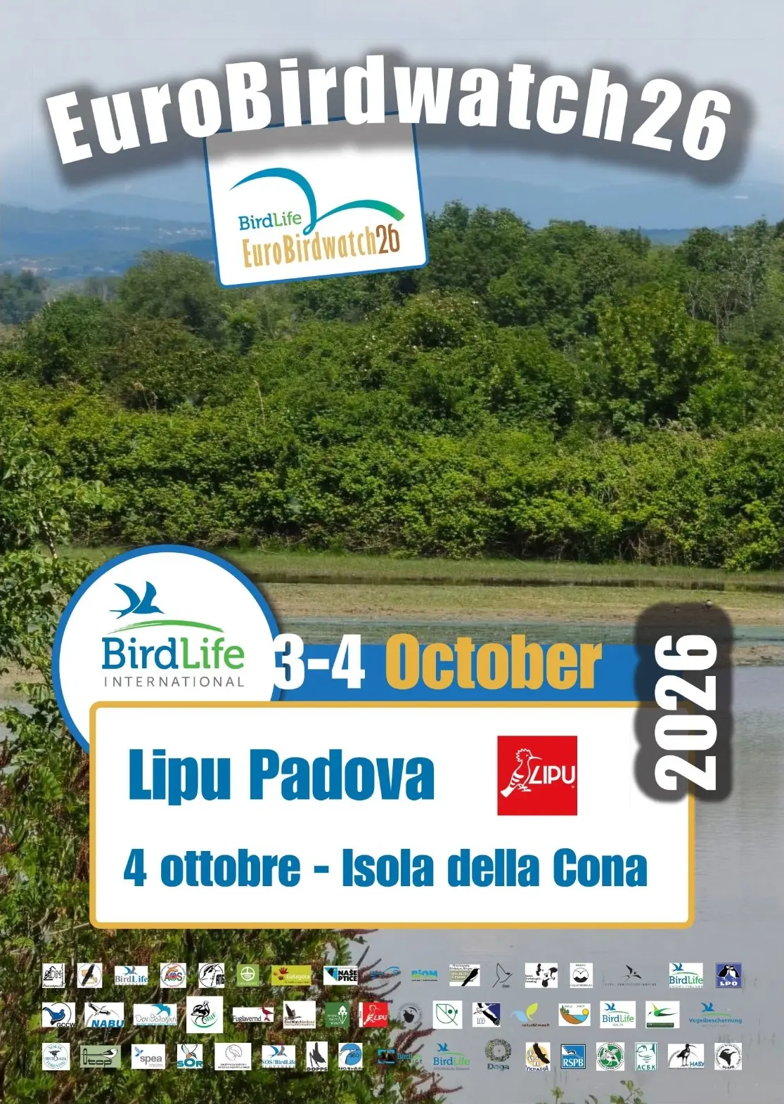 Locandina evento EuroBirdwatch 2026
